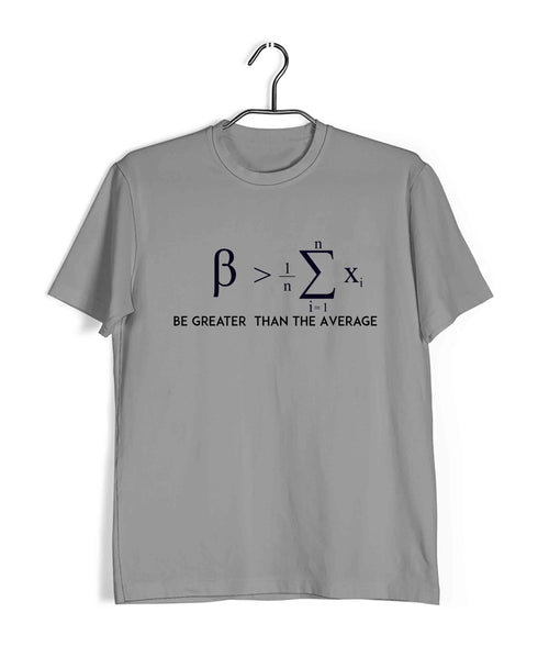 Mathematics Be > Average Nerd Wordplay Casual Graphic Printed T-Shirt for Men